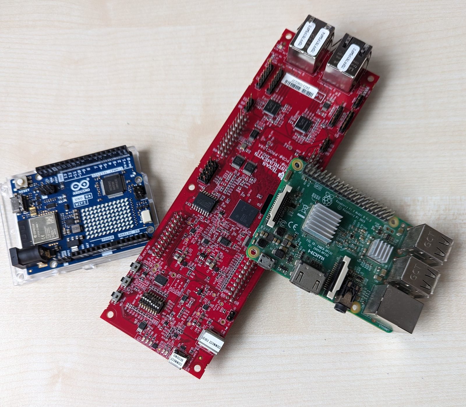 Microcontroller development board